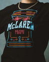 McLaren Racing F1 Special Edition Miami GP Mitchell & Ness Slub T-Shirt - Vintage F1 Racewear