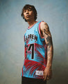 McLaren Racing F1 Special Edition Miami GP Oscar Piastri Mitchell & Ness Basketball Jersey - Vintage F1 Racewear