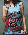 McLaren Racing F1 Special Edition Miami GP Oscar Piastri Mitchell & Ness Basketball Jersey - Vintage F1 Racewear