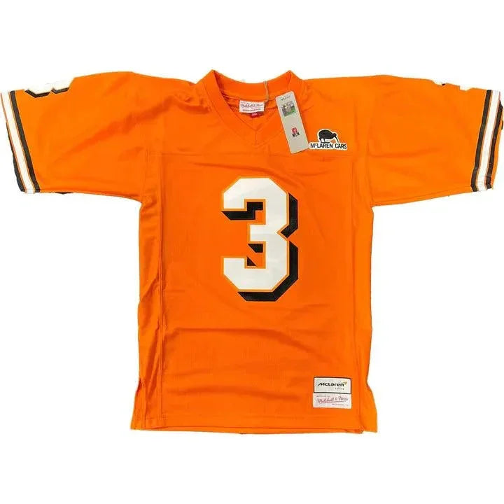 McLaren X Mitchell And Ness F1 USA Austin GP Daniel Ricciardo Football Jersey - F1 Vintage Racewear