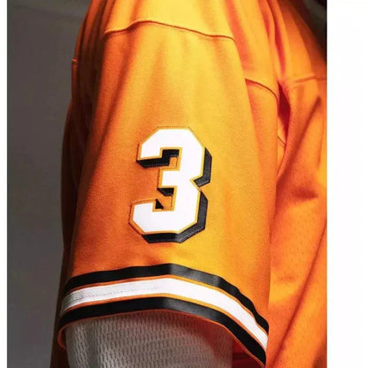 McLaren X Mitchell And Ness F1 USA Austin GP Daniel Ricciardo Football Jersey - F1 Vintage Racewear