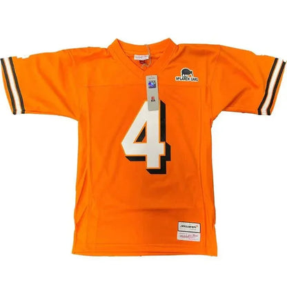 McLaren X Mitchell And Ness F1 USA Austin GP Lando Norris Football Jersey - F1 Vintage Racewear