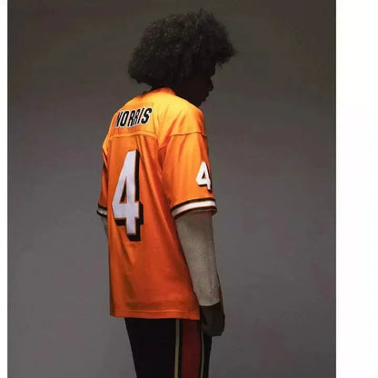 McLaren X Mitchell And Ness F1 USA Austin GP Lando Norris Football Jersey - F1 Vintage Racewear