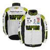 Men's William Byron Hendrick Motorsports Team Collection White Raptor Nylon Uniform Full-Snap Jacket - Vintage F1 Racewear