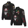 Men's Daniel Suarez JH Design Black Chevy Full-Snap Twill Uniform Jacket - Vintage F1 Racewear