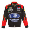Men's Jeff Gordon JH Design Black DuPont Twill Driver Uniform Full-Snap Jacket - Vintage F1 Racewear