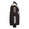 Men's Kyle Busch JH Design Black REBEL Bourbon Twill Driver Uniform Full-Snap Jacket - Vintage F1 Racewear