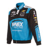 Men's Ross Chastain JH Design Black WWEX Twill Uniform Full-Snap Jacket - Vintage F1 Racewear