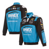 Men's Ross Chastain JH Design Black WWEX Twill Uniform Full-Snap Jacket - Vintage F1 Racewear