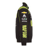 Men's William Byron JH Design Black RAPTOR Twill Driver Uniform Full-Snap Jacket - Vintage F1 Racewear