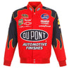 Men's Jeff Gordon JH Design Red DuPont Twill Driver Uniform Full-Snap Jacket - Vintage F1 Racewear
