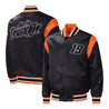 Men's Martin Truex Jr Starter Black Force Play Full-Snap Varsity Jacket - Vintage F1 Racewear