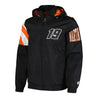 Men's Martin Truex Jr Starter Black Red Zone Full-Zip Jacket - Vintage F1 Racewear