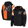 Men's Martin Truex Jr Starter Black Red Zone Full-Zip Jacket - Vintage F1 Racewear