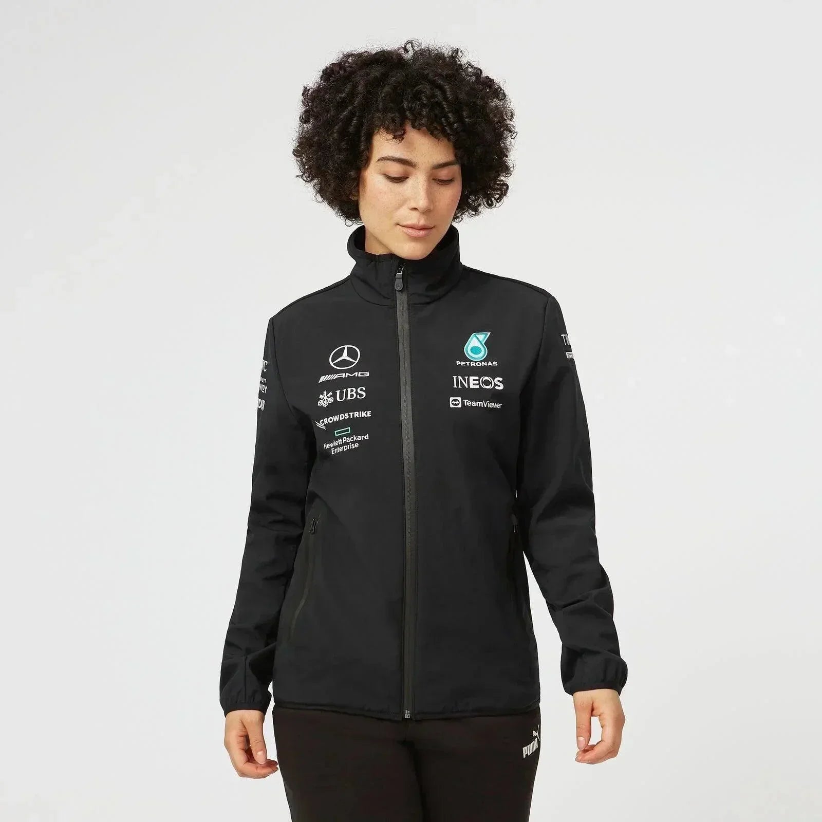 Mercedes-AMG Petronas 2022 Team Softshell Jacket - F1 Vintage Racewear
