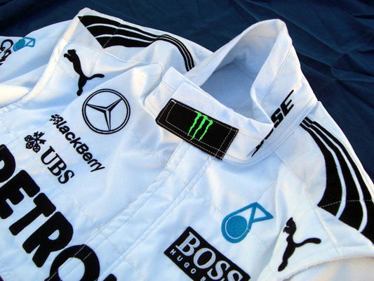Mercedes AMG Petronas Lewis Hamilton 2015 F1 Replica Racing Suit - F1 Vintage Racewear
