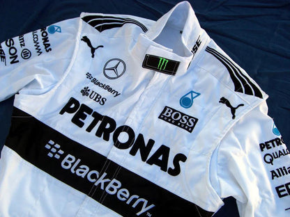 Mercedes AMG Petronas Lewis Hamilton 2015 F1 Replica Racing Suit - F1 Vintage Racewear