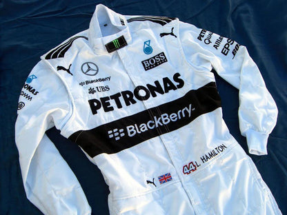 Mercedes AMG Petronas Lewis Hamilton 2015 F1 Replica Racing Suit - F1 Vintage Racewear