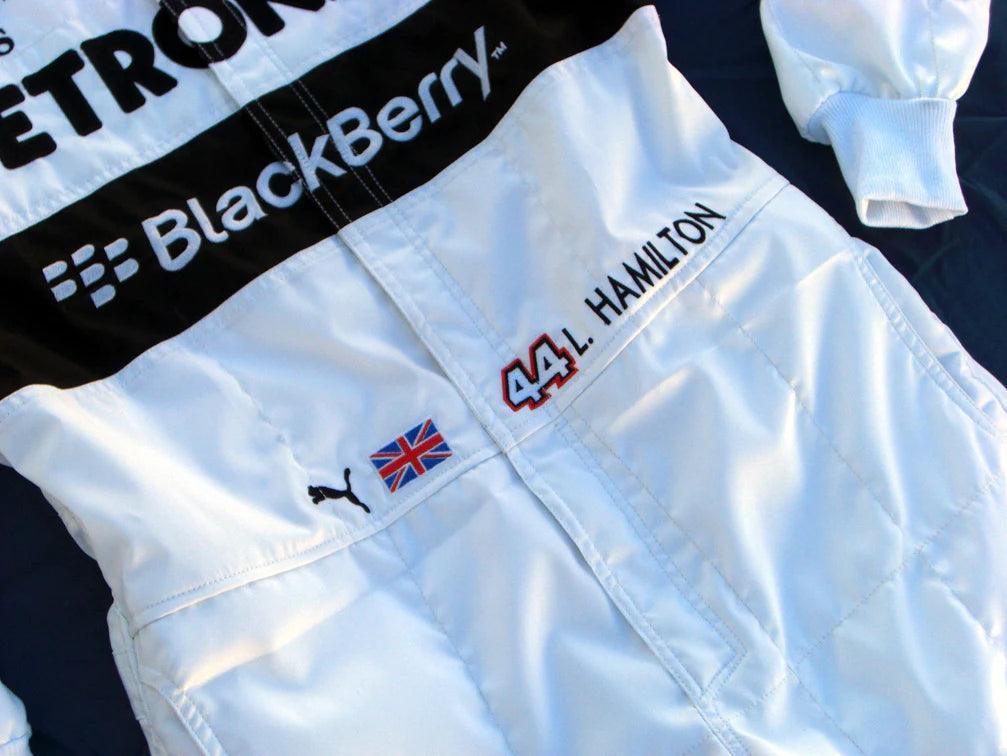 Mercedes AMG Petronas Lewis Hamilton 2015 F1 Replica Racing Suit - F1 Vintage Racewear