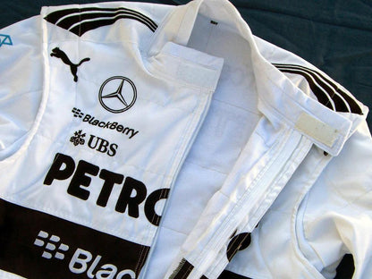 Mercedes AMG Petronas Lewis Hamilton 2015 F1 Replica Racing Suit - F1 Vintage Racewear