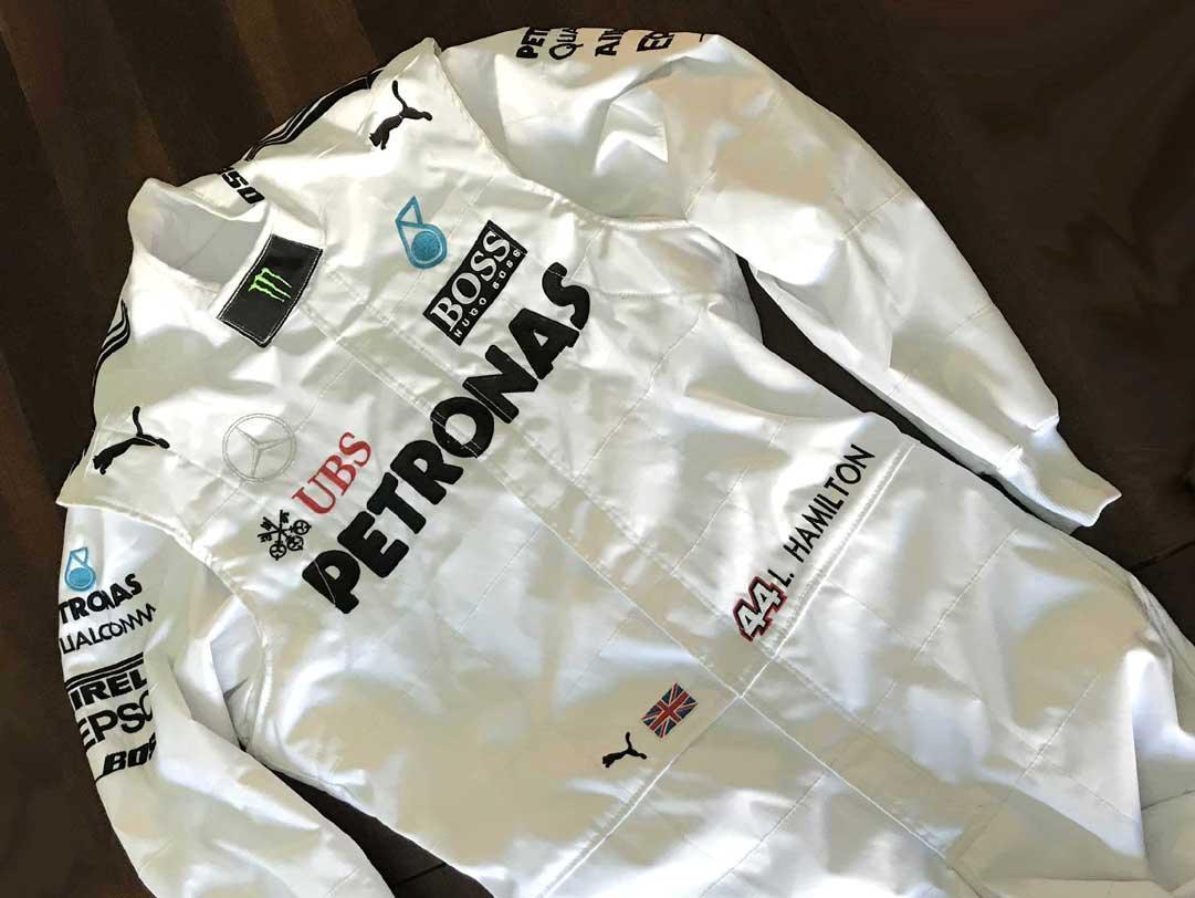 Mercedes AMG Petronas Lewis Hamilton 2017 Replica Racing Suit F1 - F1 Vintage Racewear