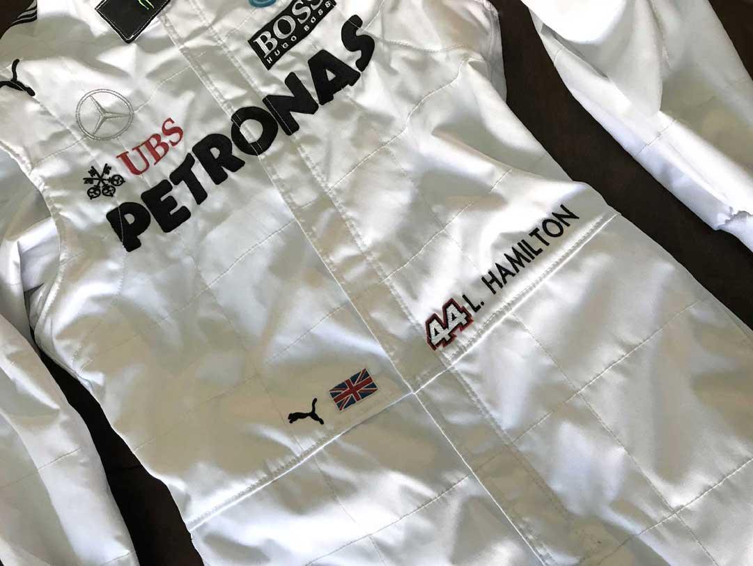 Mercedes AMG Petronas Lewis Hamilton 2017 Replica Racing Suit F1 - F1 Vintage Racewear