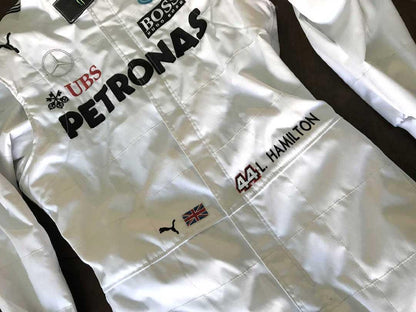 Mercedes AMG Petronas Lewis Hamilton 2017 Replica Racing Suit F1 - F1 Vintage Racewear