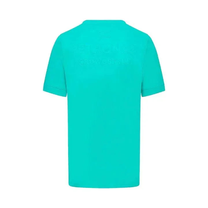 Mercedes Benz AMG Petronas F1 2023 Men's Team Stealth T-Shirt -Black/White/Green - F1 Vintage Racewear
