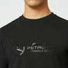 Mercedes Benz AMG Petronas F1 Unisex Stealth Large Logo T-Shirt -Black - Vintage F1 Racewear