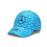 Mercedes Benz F1 Special Edition George Russell 2023 "No Diving" Miami GP Baseball Hat-Blue - Vintage F1 Racewear