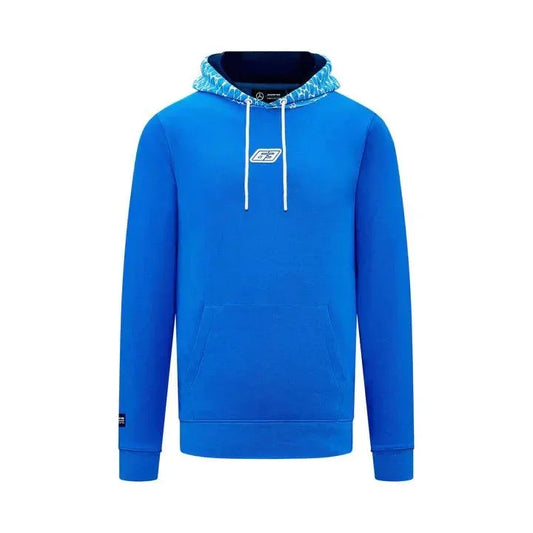 Mercedes Benz F1 Special Edition George Russell 2023 "No Diving" Miami GP Hoodie-Blue - F1 Vintage Racewear
