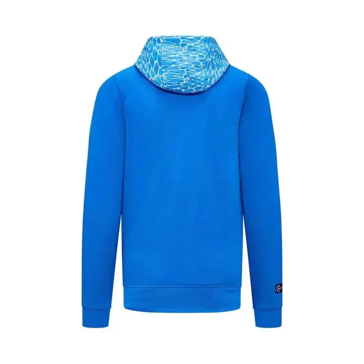 Mercedes Benz F1 Special Edition George Russell 2023 "No Diving" Miami GP Hoodie-Blue - F1 Vintage Racewear