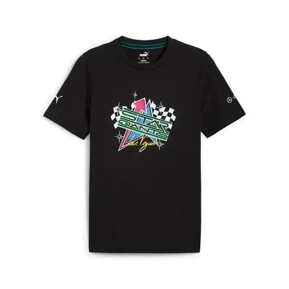 Mercedes Benz F1 Special Edition Las Vegas GP T-Shirt -Black/White - F1 Vintage Racewear