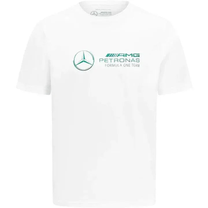 Mercedes Benz F1 Special Edition Lewis Hamilton 2022 Men's Miami GP T-Shirt- White - F1 Vintage Racewear