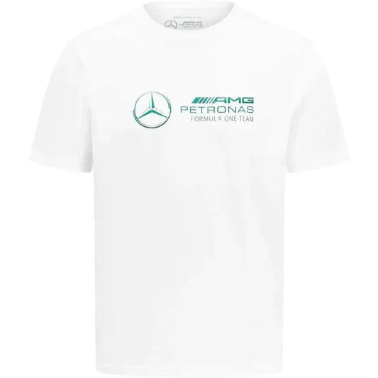 Mercedes Benz F1 Special Edition Lewis Hamilton 2022 Men's Miami GP T-Shirt- White - F1 Vintage Racewear