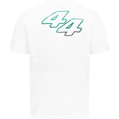 Mercedes Benz F1 Special Edition Lewis Hamilton 2022 Men's Miami GP T-Shirt- White - F1 Vintage Racewear