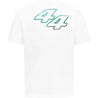 Mercedes Benz F1 Special Edition Lewis Hamilton 2022 Men's Miami GP T-Shirt- White - Vintage F1 Racewear