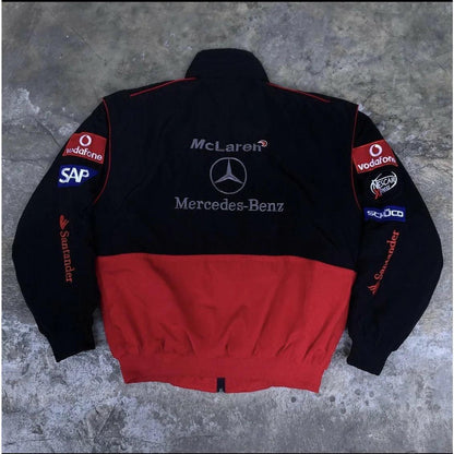Mercedes Vintage F1 Jacket - F1 Vintage Racewear