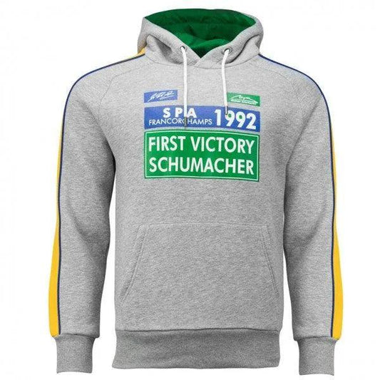 MICHAEL SCHUMACHER HOODIE FIRST GP VICTORY 1992 - F1 Vintage Racewear
