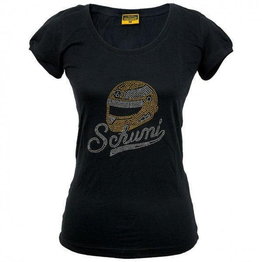 MICHAEL SCHUMACHER LADIES T-SHIRT HELMET - F1 Vintage Racewear
