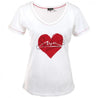 MICHAEL SCHUMACHER LADY T-SHIRT HEART - Vintage F1 Racewear