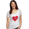 MICHAEL SCHUMACHER LADY T-SHIRT HEART - Vintage F1 Racewear