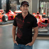 MICHAEL SCHUMACHER POLOSHIRT SPEEDLINE BLACK - Vintage F1 Racewear