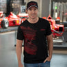 MICHAEL SCHUMACHER T-SHIRT SPEEDLINE BLACK - Vintage F1 Racewear