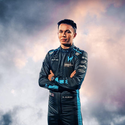 New Alexander Albon 2022 F1 Race Suit Williams Racing - F1 Vintage Racewear