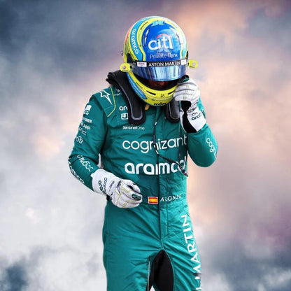NEW FERNANDO ALONSO 2023 RACE SUIT MIAMI GP - F1 Vintage Racewear