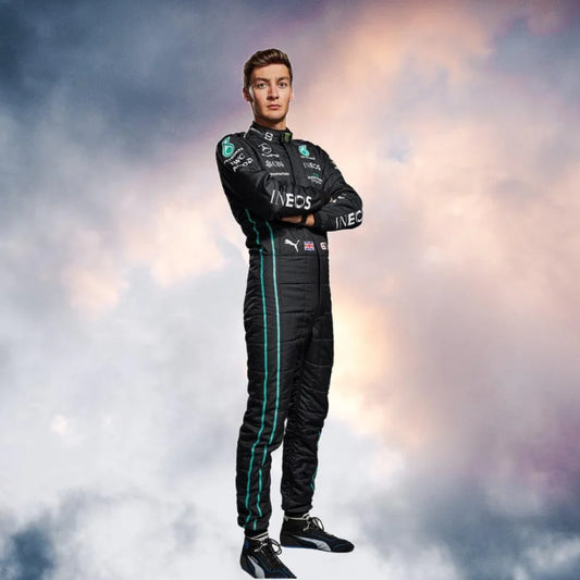 New George Russell Official Replica Race Suit 2022 Mercedes AMG Petronas F1 - F1 Vintage Racewear