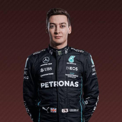 New George Russell Official Replica Race Suit 2022 Mercedes AMG Petronas F1 - F1 Vintage Racewear