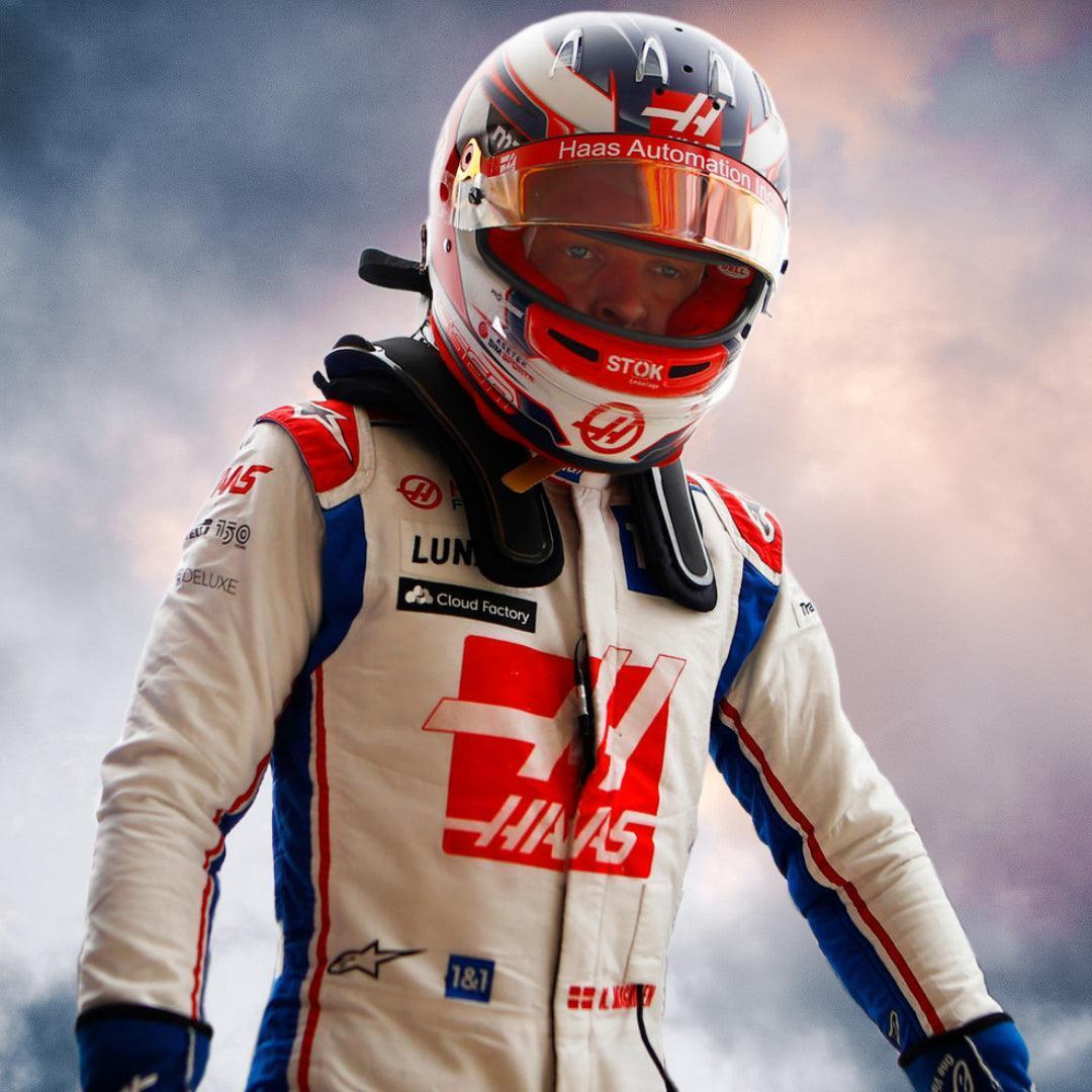 NEW KEVIN MAGNUSSEN 2022 RACE SUIT - JAPANESE GP - F1 Vintage Racewear