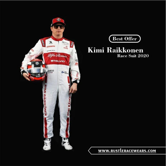 New Kimi Raikkonen Alfa Romeo 2020 Race suit Official Replica - F1 Vintage Racewear